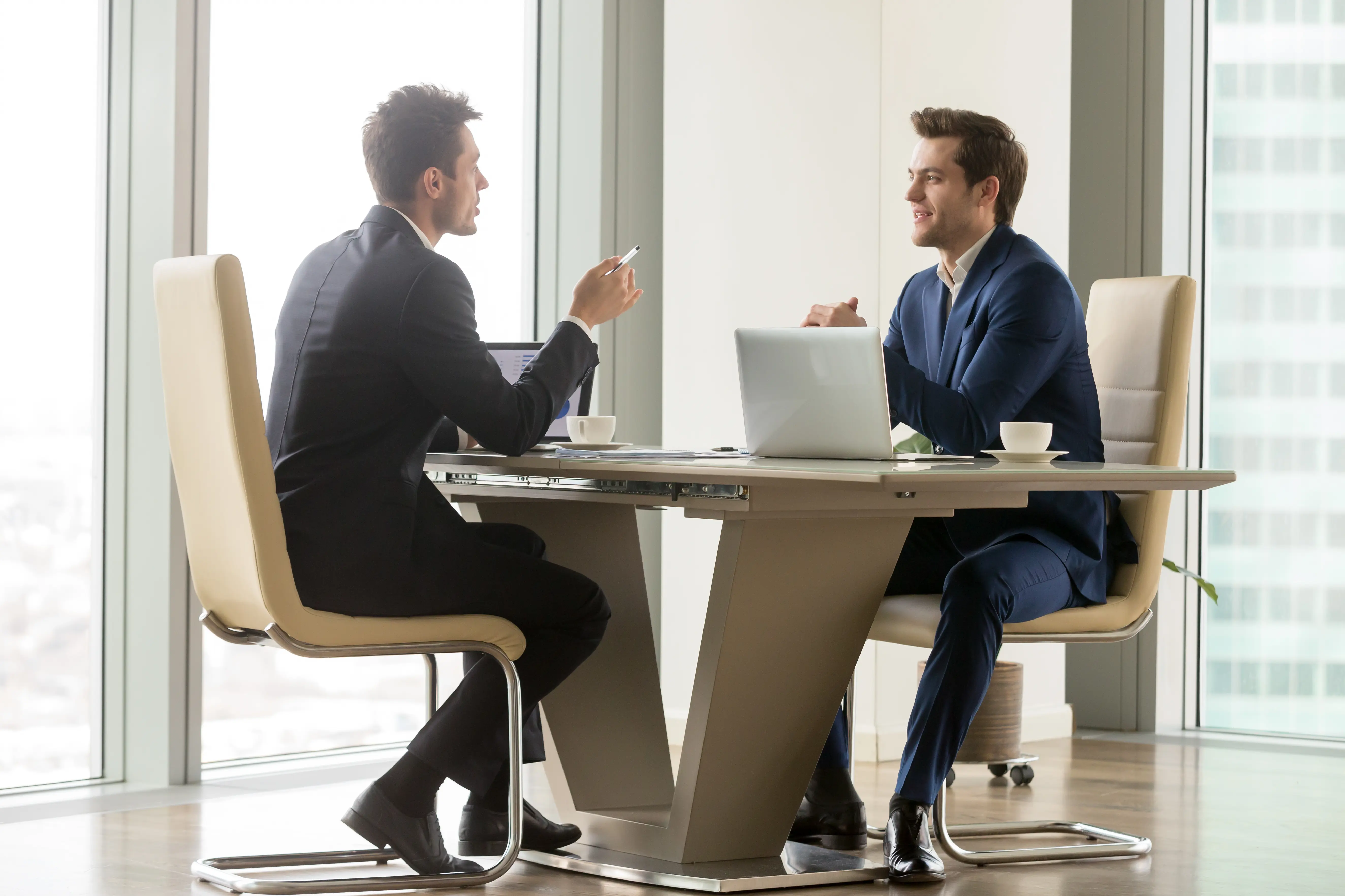 Meeting mit Privatkunden